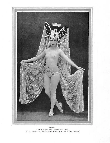 Chrysis in the revue Un Soir de Folie at the Folies Bergere