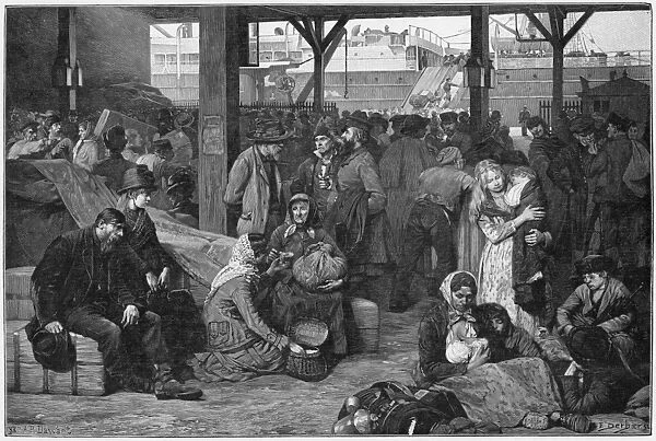 Emigrants at Le Havre