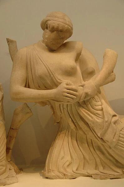 Lapith woman. Battle of the Lapiths and the Centaurs. 460 B. C