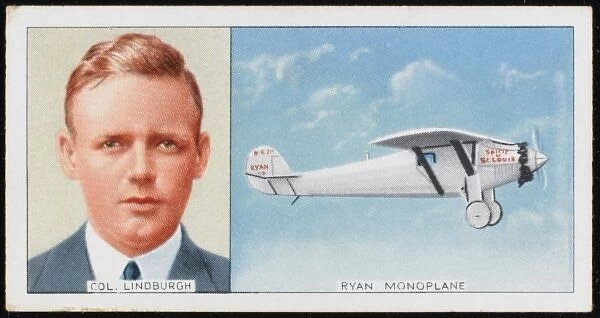 Lindbergh  /  Cigarette Card