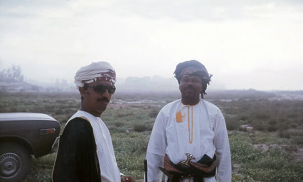 Omani elders in traditional dress