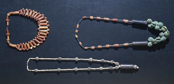 Quimbay civilization (Colombia). 500-1500. Beaded necklaces