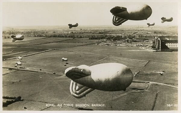 RAF Balloon Barrage at Cardington