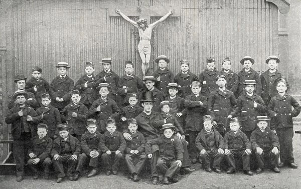 St Vincents Catholic Boys Home, Paddington, with Father Do