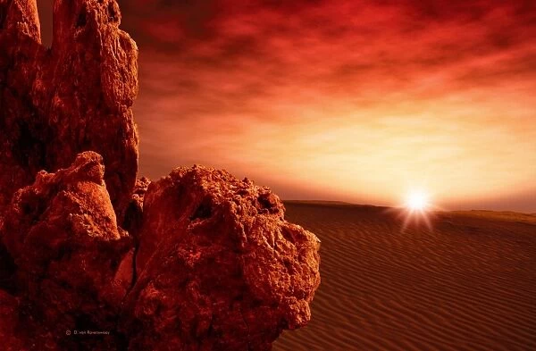 Martian sunrise