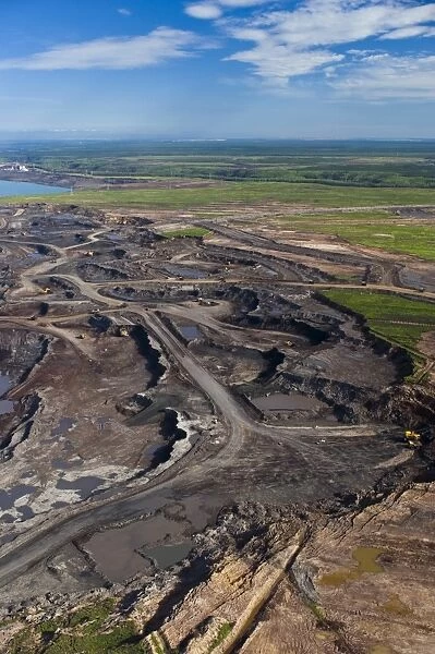 Opencast mine, Athabasca Oil Sands