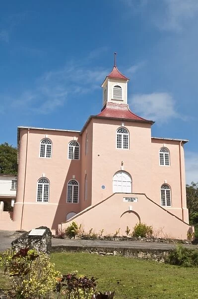 Historic Sharon Morovian Church, Barbados, Windward Islands, West Indies