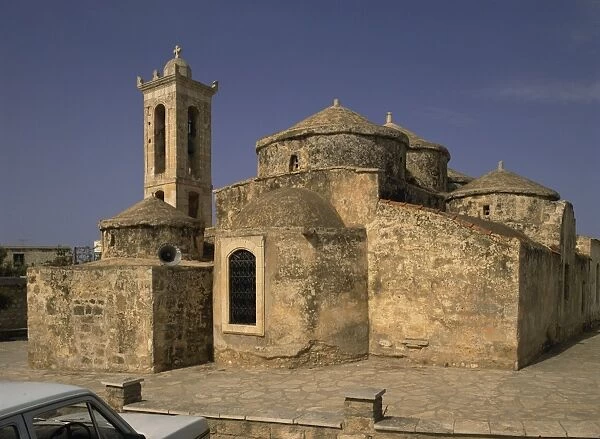 Unusual domes, Ayia Paraskevi church, dating from the 11th century, Yeroskipos near Paphos