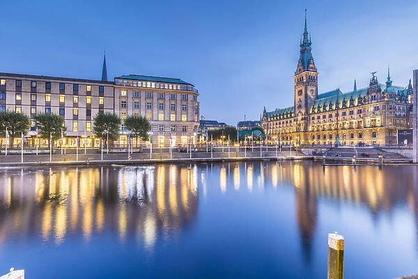 City Hall (Rathaus) in Hamburg, Germany