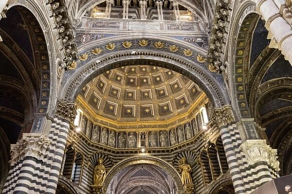 Siena Cathedral Interior, Siena, Tuscany, Italy