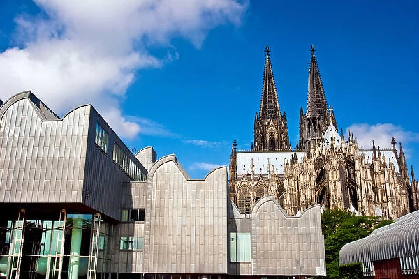 Cologne, Germany, Cologne Cathedral and the Ludwig museum, UNESCO World Heritage Site