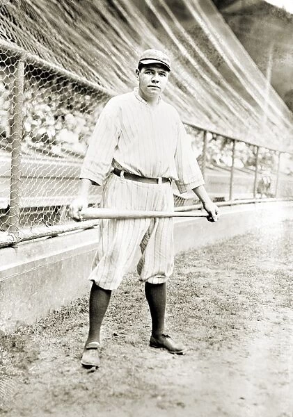 GEORGE H. RUTH (1895-1948). Known as Babe Ruth. American baseball player. Photographed while playing for the New York Yankees, 1921