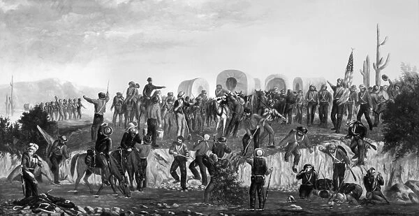 MEXICAN WAR: MORMONS. The Mormon Battalion in the Mexican American War