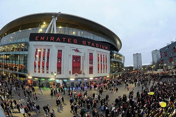 Arsenal vs Brentford: Fans Exiting Emirates Stadium after 2023 Premier League Match