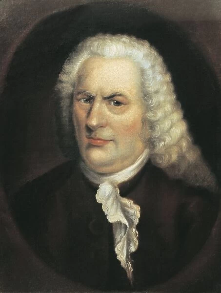 Germany, lipzig, Portrait of Johann Sebastian Bach (1685 - 1750)