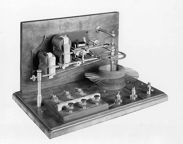 Relay. circa 1901: Almon B Strowgers automatic telephone switching device of 1889