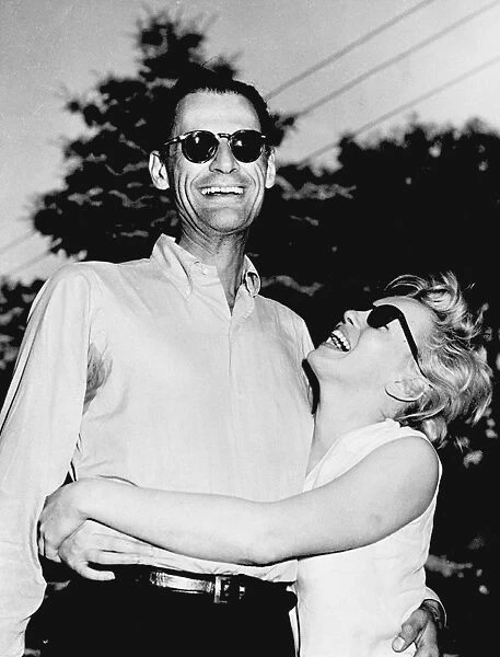 American writer Arthur Miller and actress Marilyn Monroe