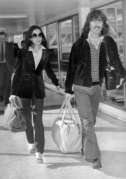 George Harrison and his wife Olivia 1978