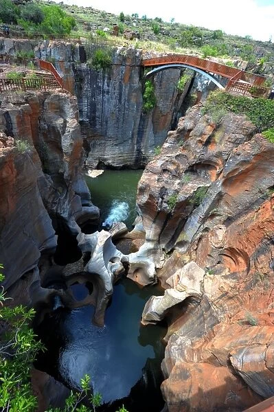 A view of Blyde River Canyon, the third largest canyon in the world called by locals
