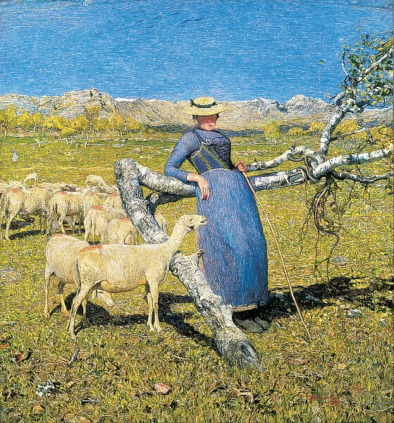 Afternoon in the Alps, 1892 (oil on canvas)