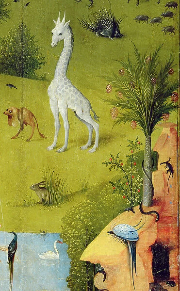 The Garden of Earthly Delights, c. 1500 (oil on panel) (detail of 3425)