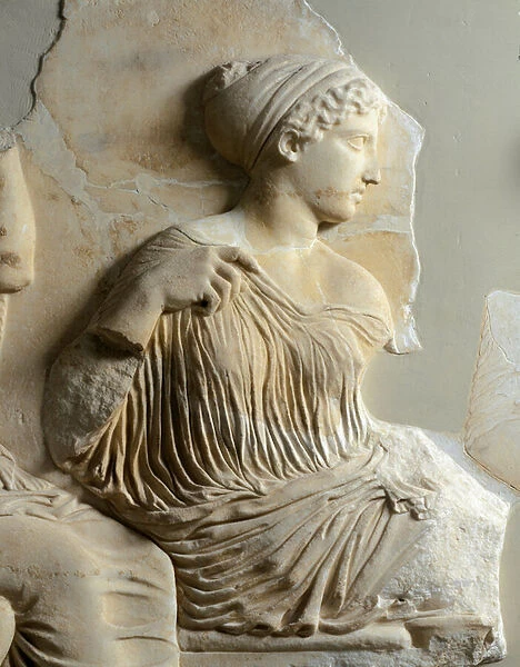 Greek art: 'the goddess Artemis'frieze of the parthenon