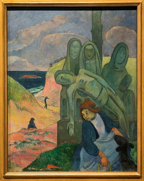 The Green Christ - Paul Gauguin (1848-1903) - 92 cm x 73 cm - Royal Museums of Fine Arts