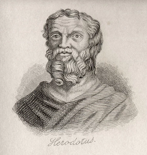 Herodotus of Halicarnassus (engraving)