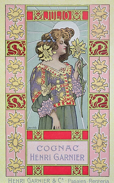 July, from a calendar for Henri Garnier & Co. 1902 (colour litho)