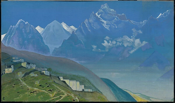 To Kailas, Lahul, 1932 (tempera on canvas)