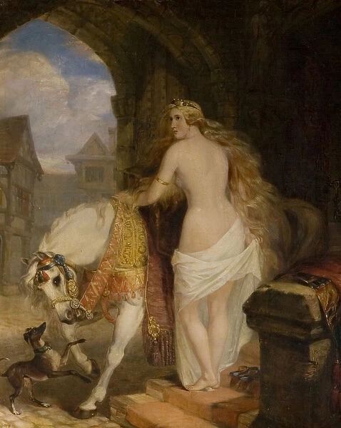 Lady Godiva, 1850 (oil on canvas)