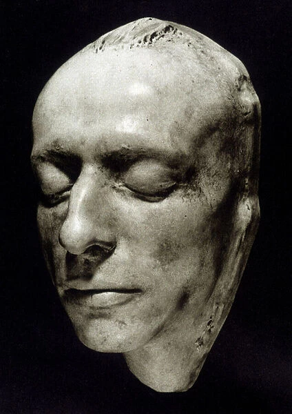 Mortuary mask of Charles Baudelaire