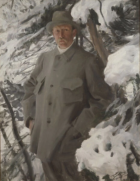 The painter Bruno Liljefors, 1906 (oil on canvas)