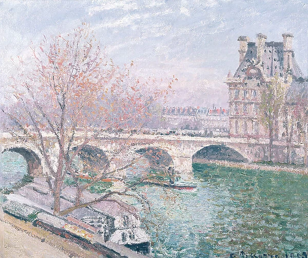 The Pont-Royal and the Pavillon de Flore, 1903 (oil on canvas