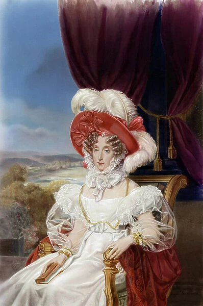 Portrait of the queen Marie-Amelie, c. 1839 (painting)