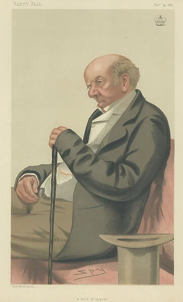 The Right Honourable Lord Blackburn (colour litho)