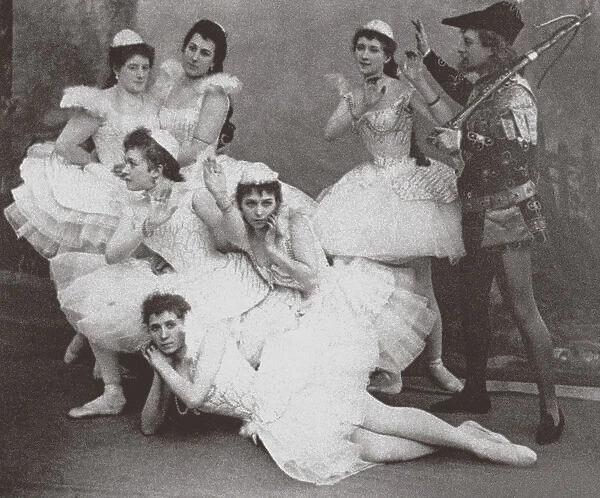 Swan Lake, Mariinsky Theatre, 1895 (b  /  w photo)