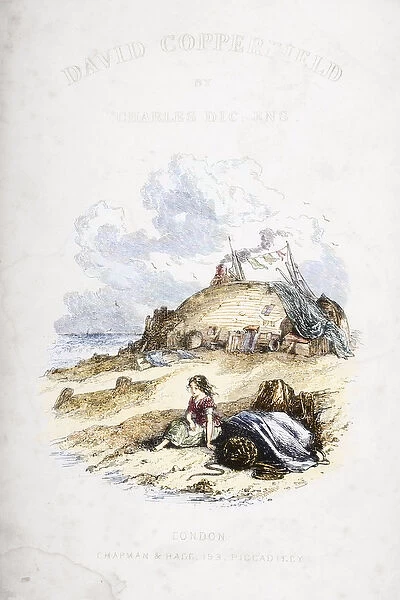 Title page illustration from David Copperfield by Charles Dickens (1812-70)