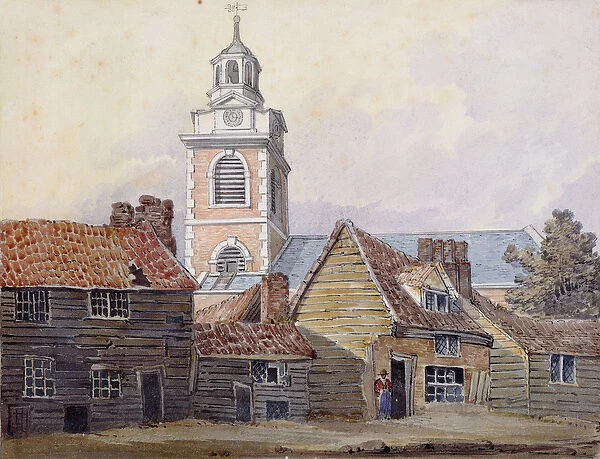 View of Christchurch, 1810 (w  /  c on paper)