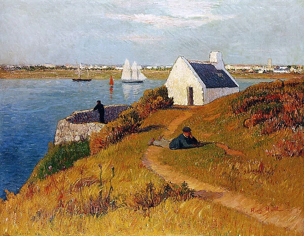 View of Lorient, Brittany, c. 1895 (oil on canvas)