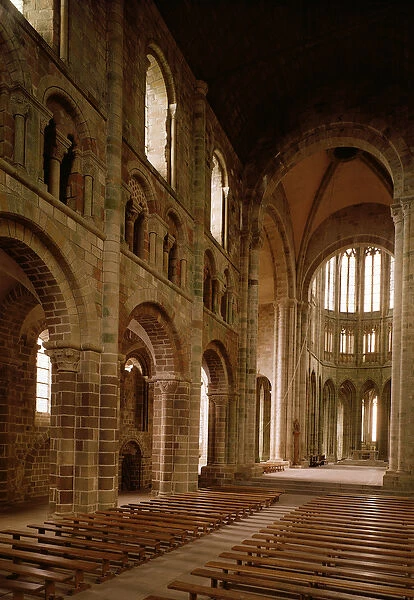 View of the nave from the choir, 1020-1135 (photo) (see also 181868)