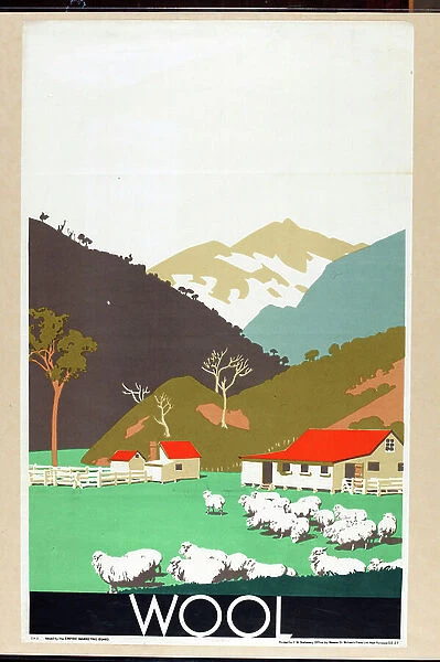 Wool, from the series Buy New Zealand Produce [6319386] (colour litho)