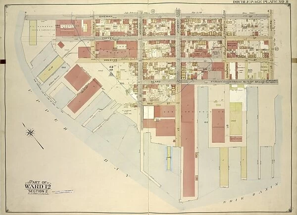 Brooklyn, Vol. 1, Double Page Plate No. 11; Part of Ward 12, Section 2; Map bounded