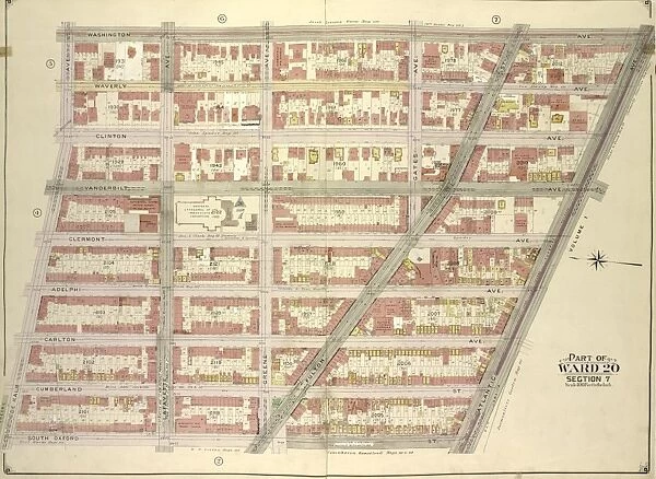 Brooklyn, Vol. 2, Double Page Plate No. 3; Part of Ward 20, Section 7; Map bounded