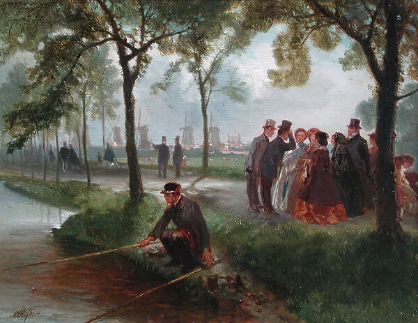 Charles Rochussen Sunday afternoon walk painting visual