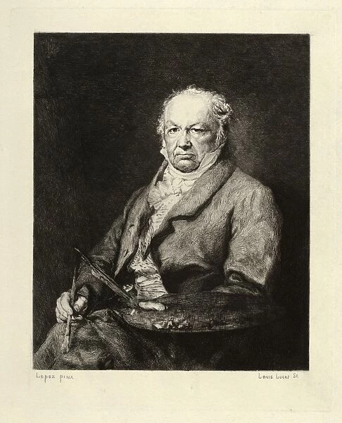 Drawings Prints, Print, Portrait, Francisco Goya, Artist, Louis Lucas, Vicente, Lopez
