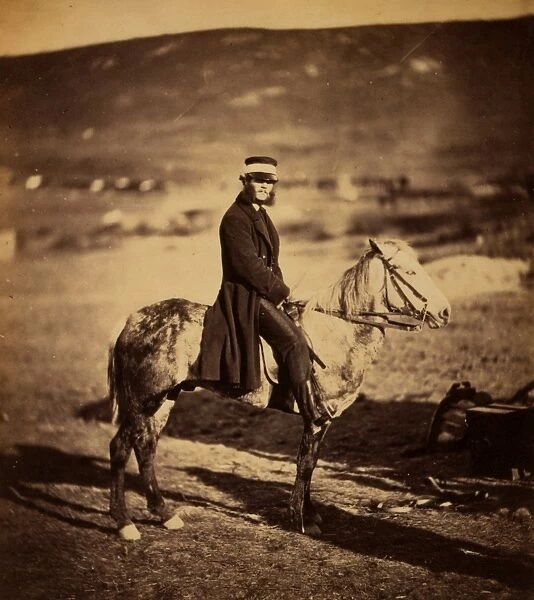 Mr. Angel, postmaster, Crimean War, 1853-1856, Roger Fenton historic war campaign photo
