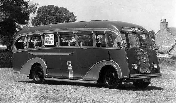 1949 Vulcan 6PF Longwell Green bus. Creator: Unknown