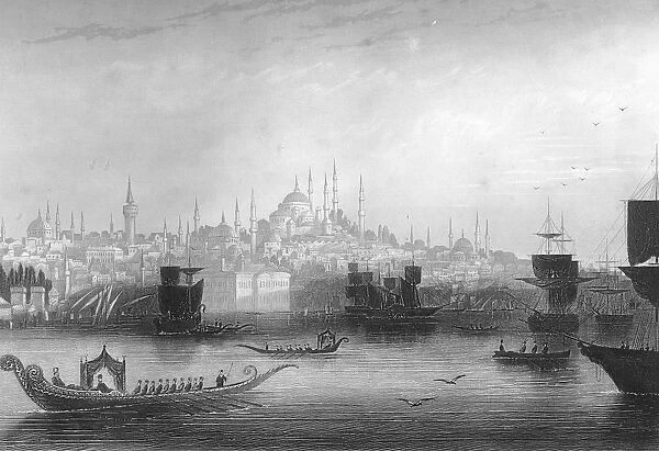 Constantinople (Istanbul), Turkey, 1857. Artist: H Bibby