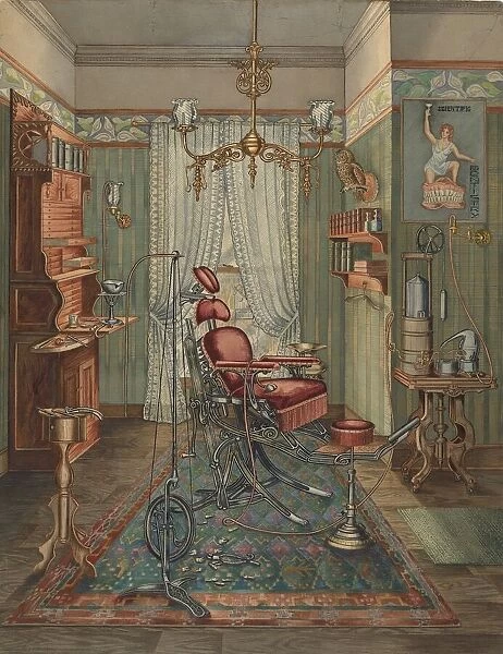 Dentists Operating Room, 1935  /  1942. Creator: Perkins Harnly